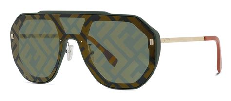 fendi 40006u|Fendi Evolution FE40006U Aviator Sunglasses .